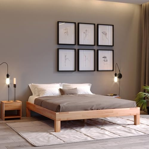 Krok Wood Massivholzbett Jana in Buche (180 x 200 cm)