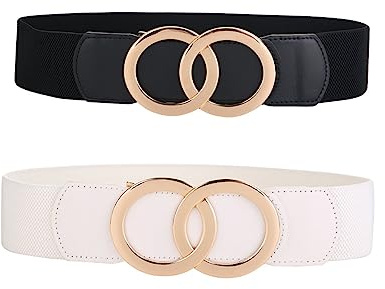 SYMOL Gürtel Damen Elastischer Taillengürtel 70CM-160CM Normale Große Taille Ledergürtel Dehnbarergürtel Mode Frau 5CM Kleidgürtel.