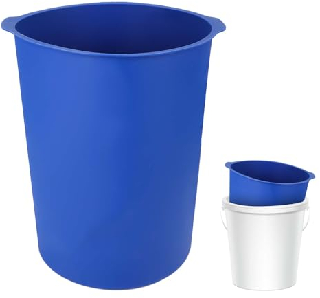 Fodera per Secchio da 5 Galloni, Fodera per Secchio in Silicone Riutilizzabile con Scala di Misurazione Sulla Parete Interna Bucket Liner per Miscele Sottili di Malta e Calcestruzzo