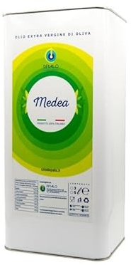 Olio Depalo – Olio Extravergine Di Oliva Pugliese - Raccolta 2025/26 – Medea – Latta Da 5 Litri – Olio Evo Italiano Estratto Da Olive Di Coratina – Gusto Intenso