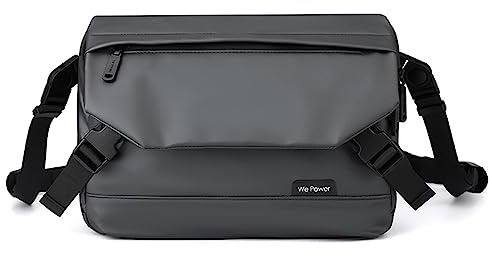 FANDARE Bolso Hombre Bandolera Bolsos Hombres Bolso Bandolera Hombre Bolso de Mensajero Bolsa Deportivas Bolsos Cruzados para Negocios Trabaja Compras Viaje Nailon Messenger BagGris