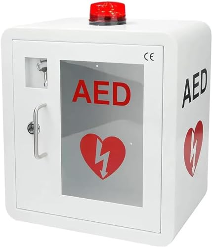 AED-Defibrillator-Schrank, Defibrillator-Aufbewahrungsbox Mit Licht Und Alarm, Wandmontierte Herz-Defibrillations-Alarmbox, Erste-Hilfe-Koffer, AED-Modelle Für Büro, Krankenpflege, Zuhause, Bus
