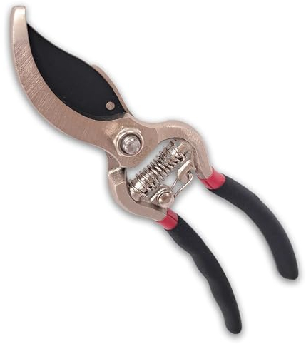 S.Kunde & Sohn – SKS 6 Tradition Baum – und Rosenschere, Bypass Gartenschere, Rostfreie Rebschere, Astschere, Zerwirkschere, Trimmschere, ∅20mm, Schwarz