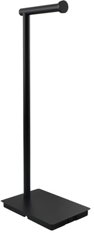 Articoli essenziali for la casa, porta fazzoletti, porta carta igienica indipendente, porta carta igienica indipendente in acciaio inox 304, porta rotolo carta igienica da bagno con base in cemento,(B