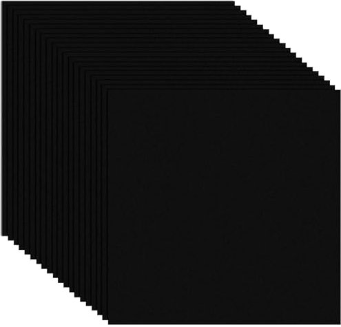 CYEER 20 Stück 30x30CM PVC Bodenbelag Selbstklebend, Vinylboden Selbstklebend Wasserfest Rutschfest, Selbstklebende Bodenfliesen für Küche, Wohnzimmer, Badezimmer (Schwarz)