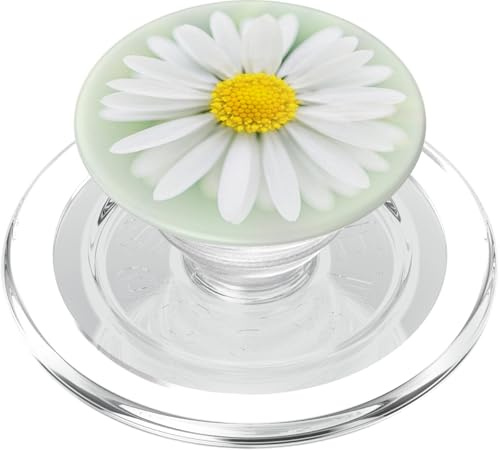Cute Daisy Flower Phone Button Holder Pop Out Back Knob Grip PopSockets PopGrip for MagSafe