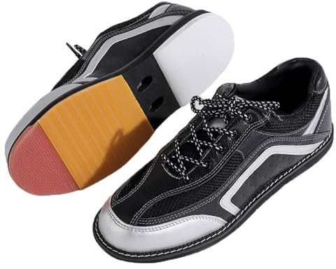 Viaoragiosa Bowling Shoes,Lace Up Lightweight Lawn Bowling Shoes,ladies Bowling Shoes,bowling Shoes Mens,Bowls Shoes Trainers,Wear-Resistant,Unisex,Non-Slip,for Bowling Practice,Indoor And Outdoor