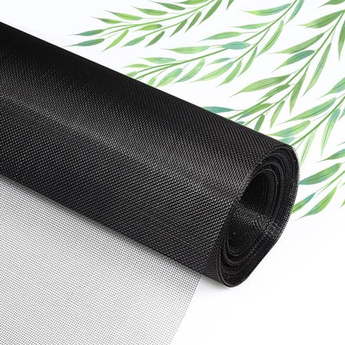 1.2x15m Fibreglass ct Screen Roll Durable Fly Mesh for Windows and Doors Cat Proof Black Color