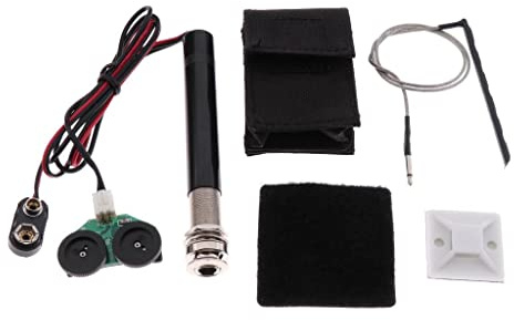Active Endpin Jack Preamp Pickup Kit für Akustikgitarre Ukulele Mandoline