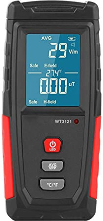 Contatore Geiger WT3121. Portatile portatile EMF Meter Elettromagnetico Radiazione Dosimeter Tester Electric Magnetic Field Dosimeter Detector