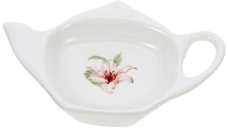 TOPPERFUN Portabustine da Tè Vassoio per Tè Piccolo Coaster Decorativo per Snack e Utensili