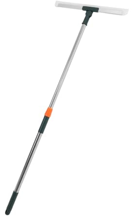 IWOWHERO Telescopic Shower Squeegee with Rotating Head Floor Wiper for Efficient Water Removal Kitchen Bathroom Reusable Silicone Cleaning Tool