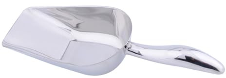 Sosoport Pelle à Glace Inox Robuste pour Cuisine Bar et Fête Cuillère Multifonction pour Bonbons et Aliments Manche Tubulaire avec Boucle de Suspension