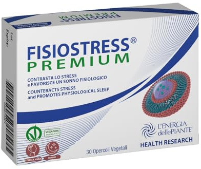 Fisiostress Premium Antistress Integratore con Ashwagandha KSM-66, Benessere Mentale e Fisico, Elimina Ansia e Insonnia, Ristabilisce Buon Umore, Formula Liposomiale – 30 Compresse (30 Compresse)