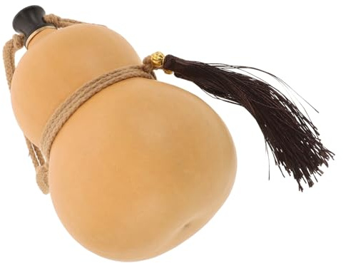 Veemoon Bottiglia D'acqua a Forma di Zucca Grande Portatile in Stile Antico, Brocca da Vino con Bocca Aperta per Versamento Semplice, Contenitore Resistente per Viaggio, Picnic