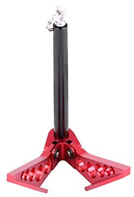 RASTKY Ancla de Cabrestante de Metal RC, Accesorio de Oruga Plegable de Primera Calidad para un Agarre Firme, Tamaño 12,2 G, Rojo + Negro