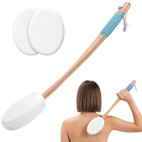 Applicatore Di Idratante Per La Schiena Spugna Pennello Per Crema E Schiena | Pennello Applicatore Protezione Solare per Solare Autoabbronzante Idratante Bagno Doccia Spa