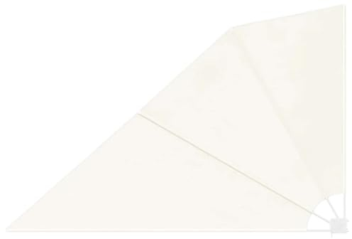 HKTMGDNG Balkonfächer Faltbar Creme 240x160cm Wandmontage Sichtschutz