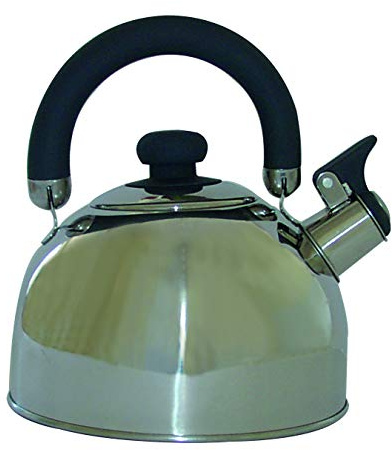 Brunner Bouilloire avec sifflet en Acier Inoxydable 2,5 l