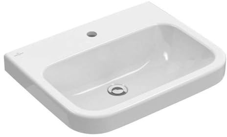 Villeroy und Boch Waschtisch Architectura 600x470mm, weiss, 418861R1, Farbe: Weiß Ceramicplus