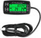 NInE-ROnG Digitaler Tach-Stundenzähler,Temperatur,U/min,Austauschbare Batterie mit Hintergrundbeleuchtung für Rasentraktormäher mit Kleinem Motor,ATV-Generator