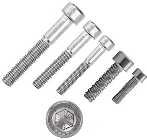 100 X Zylinderschrauben mit Innensechskant DIN 912 A2 M 2,5X20 Zylinderkopf ISO 4762