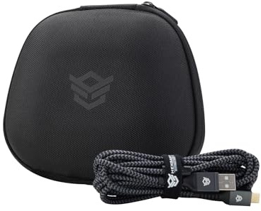 Universal Carrying Case & Type-C 4M Charging Cable & Joysticks Aiming Rings for HEXGAMING Controllers