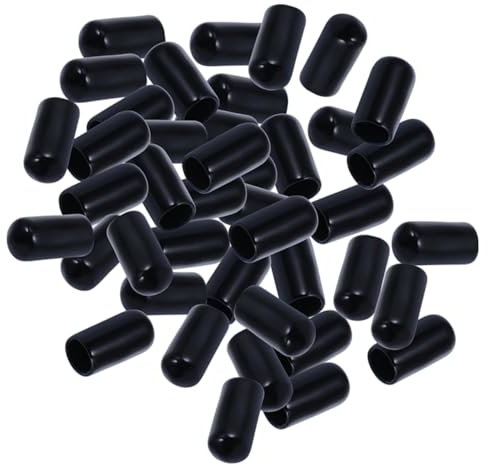 Amosfun Liquor Bottle Covers 50pcs Wine Caps for Bottles Spout Cap Rubber Pourer Cap Pourers Cap Seal Bottle Cover Barware Accessory