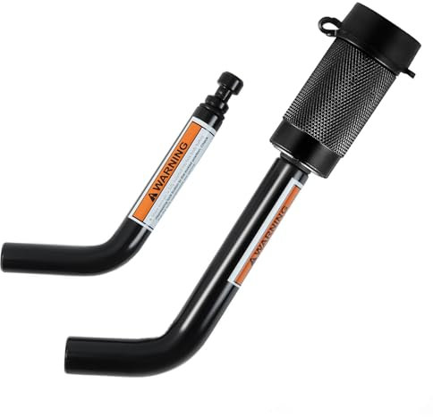 Tow Hitch Receiver Pin Lock for Trailer Pickup Truck Boat Bike Rack (Type 1)