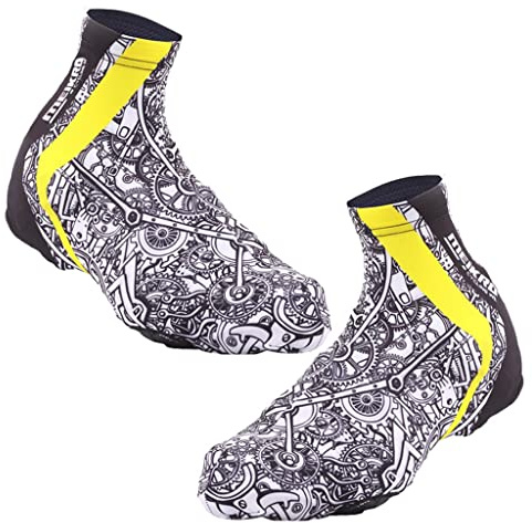 Zxpjkyu Scarpe Antipioggia, Copriscarpe, Copriscarpe, Copriscarpe per Bicicletta, Copriscarpe per Ciclismo, M