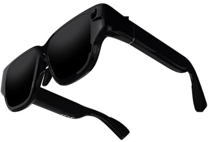 VEKELETE Gafas de Realidad Virtual 3D inalámbricas con cámara HD, Control Inteligente, Gafas de Sol Todo en uno, Gafas Inteligentes de Realidad Virtual a Todo Color(2)