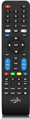 MYHGRC Telecommande Universelle pour Samsung LG Sony Smart TV - Aucun Réglage Requis