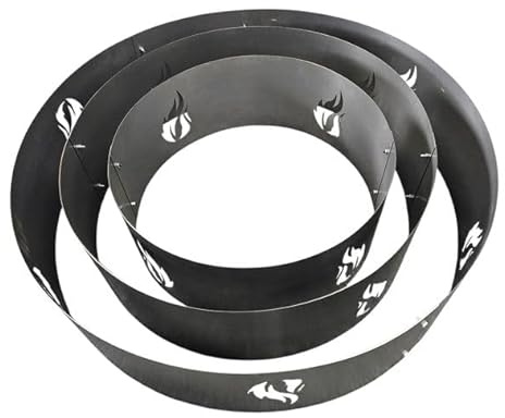 TiKo-Design® Verstellbarer Funkenschutz für Feuerschalen bis 60 cm
