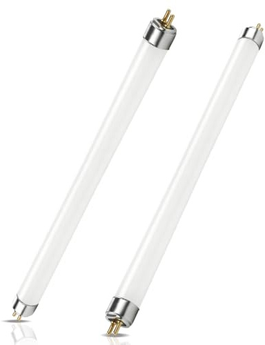 2 Pezzi Tubi Fluorescenti Da 6W, 225mm, T5 Bianco Freddo 4000K, Attacco G5, Luce a Basso Consumo Energetico, Luce Di Emergenza a Risparmio Energetico, Adatta per Cucina, Bagno, Armadio, Garage