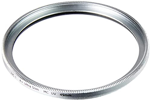 JJC Ultra Slim MC A+ Filtro UV, 49 mm, Plata
