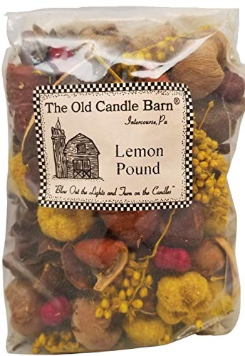 Old Candle Barn Lemon Pound Potpourri - Perfect for Spring, Summer, Fall, and Winter Decoration or Bowl Filler
