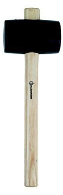 Magnusson 16oz Rubber Mallet, Colour Description: Black, Material: Rubber, Length 320mm, Weight 16oz