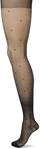 Dim Strumpfhosen Getupft Perfect Contention Damen x1, Black, S