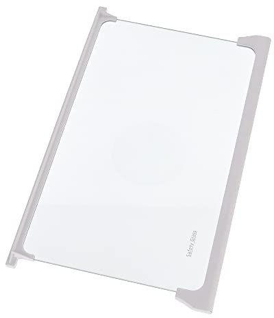 sparefixd Glass Shelf & Edge Trim Suitable for Montpellier Fridge | Fridge Freezer Glass Shelf & Edge Trim 415 x 264mm