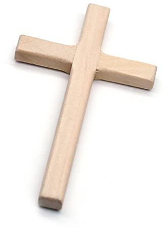 EVANEM Christliches Holzkreuz 12 cm (4,7 Zoll) Hängende Wand Groß (Color : 1)