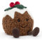 Jellycat Amuseable Christmas Pudding - H : 17 cm x L : 13 cm