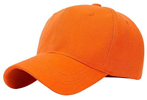 Kangqifen Herren Damen Einfache Einfarbiger Baseball Caps Kappe Mütze mit Klettverschluss Mehrfarbige Optionen