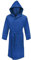 Puraluna Accappatoio in morbida Microfibra, con Cappuccio, borsetta esterna, unisex (XL, BLU ROYAL)