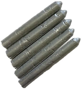 Amagogo Baguettes de soudage, tige en à souder, juste besoin d'un briquet, baguettes de soudage en aluminium, bande de soudage pour tuyaux en PVC, acier, 5 pièces