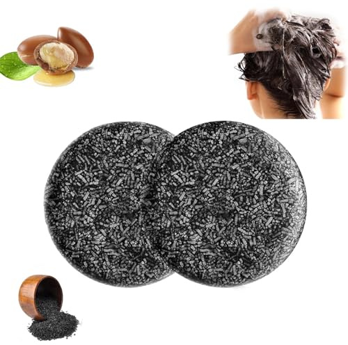 Hogitpe Gray Hair Reverse Bar，Mane Gray Reverse Bar, Shampoo Soap for Women and Men (2 PCS)