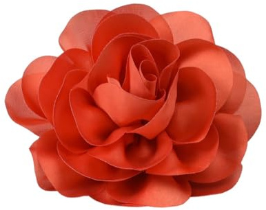 MYMERCERIE Broche Fleur 11cm Orange