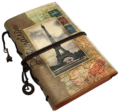 NUOBESTY Retro-tagebuch-notizbuch Aus Pu-leder – Vintage-tagebuch Mit Spiralbindung Papier 90 Seiten Reißverschlusstasche Perfekt Für Reisende