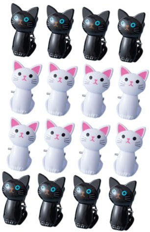 BUGUUYO 16stücke Winddichte Wäscheklammern Wäschetrocknerchips Taschenchipclips Cartoonkleiderklammern Für Kleidung Handtücher Und Alltägliche Gegenstände