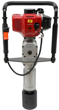 SAUADY Ramme per pali a due tempi per una serie di progetti Ramm, nero, rosso, grigio, 1900 W, 52 CC, 77 cm