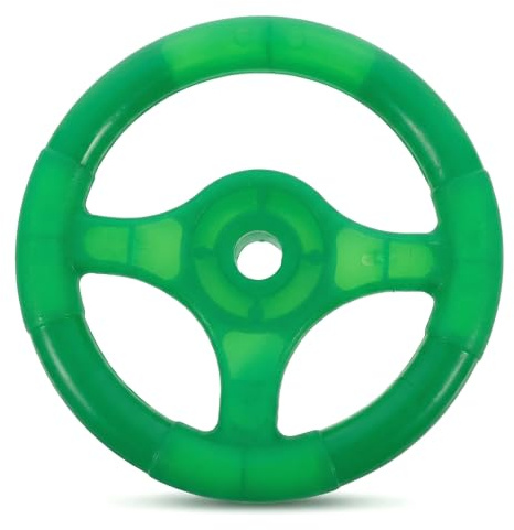 Garneck Kids Steering Wheel Toy: 6.48 Inch Plastic Replacement Steering Wheel for Toy Cars Stroller Bumper Car Playground Playset Toddler Interactive Driving Accessory